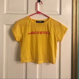 Boy Bye Crop Top